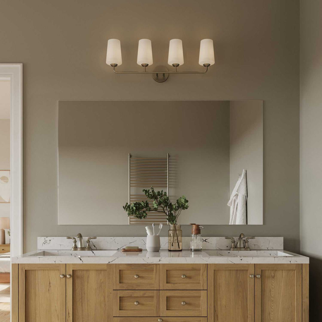 Progress Canada - P300545-009 - Four Light Bath & Vanity - Celino - Brushed Nickel