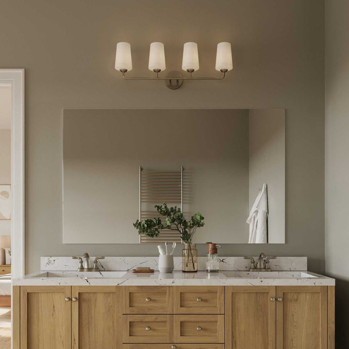 Progress Canada - P300545-009 - Four Light Bath & Vanity - Celino - Brushed Nickel