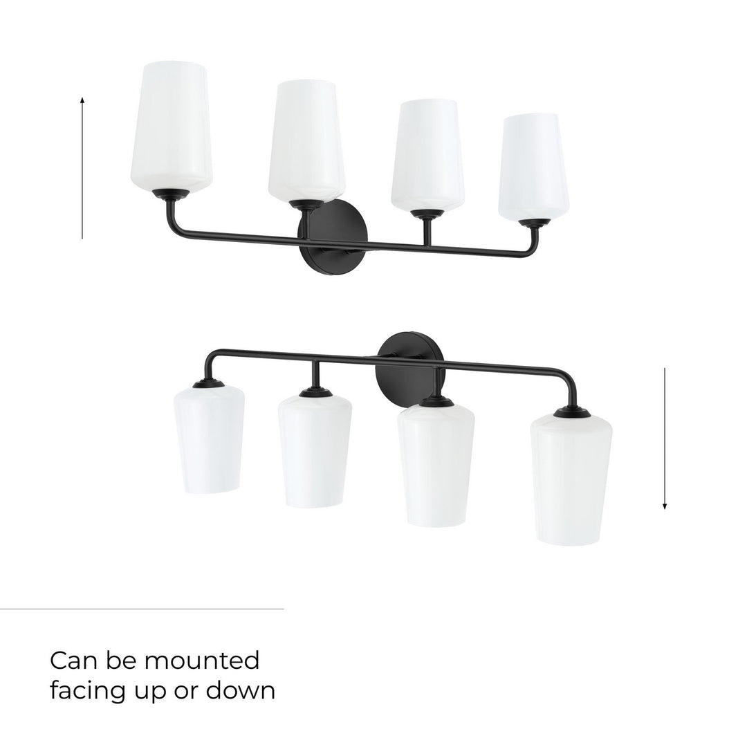Progress Canada - P300545-031 - Four Light Bath & Vanity - Celino - Black