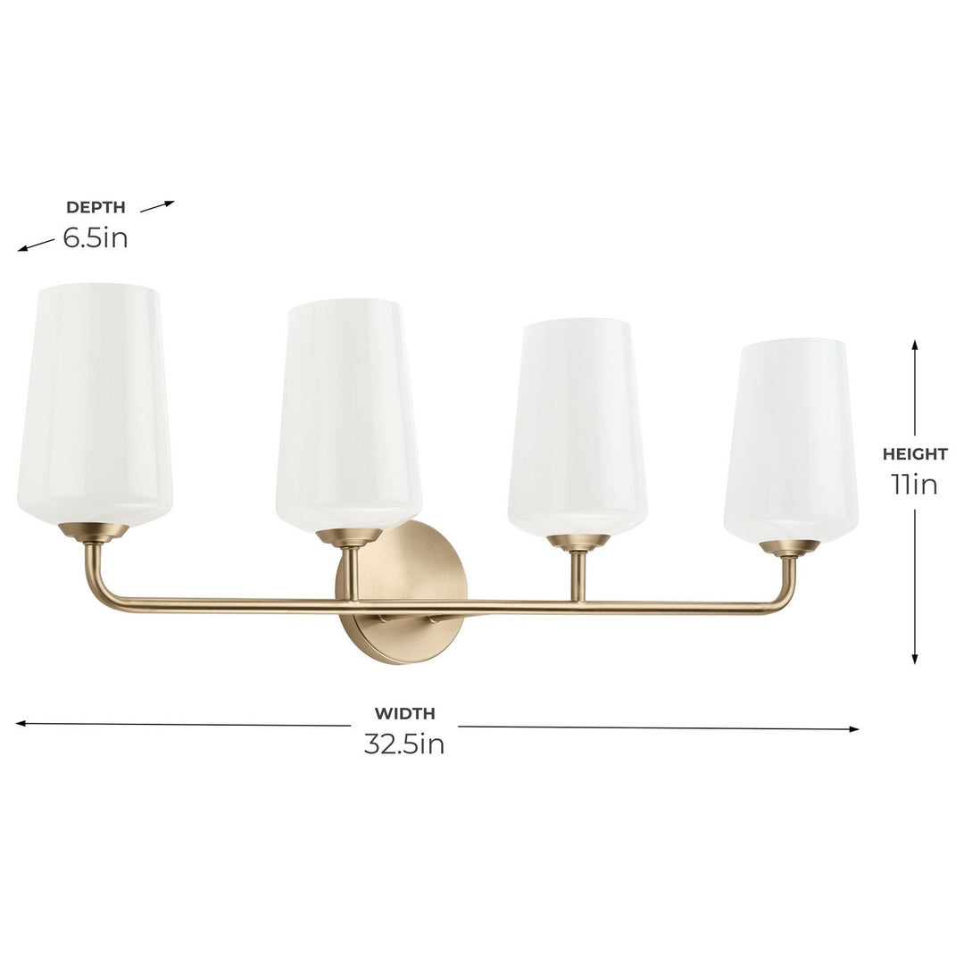 Progress Canada - P300545-177 - Four Light Bath & Vanity - Celino - Champagne Bronze