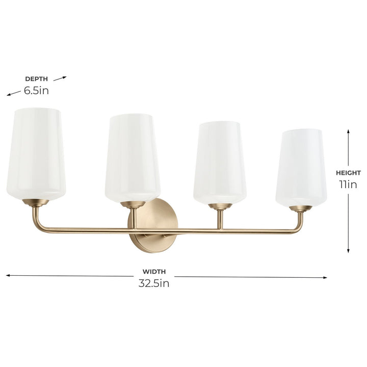 Progress Canada - P300545-177 - Four Light Bath & Vanity - Celino - Champagne Bronze
