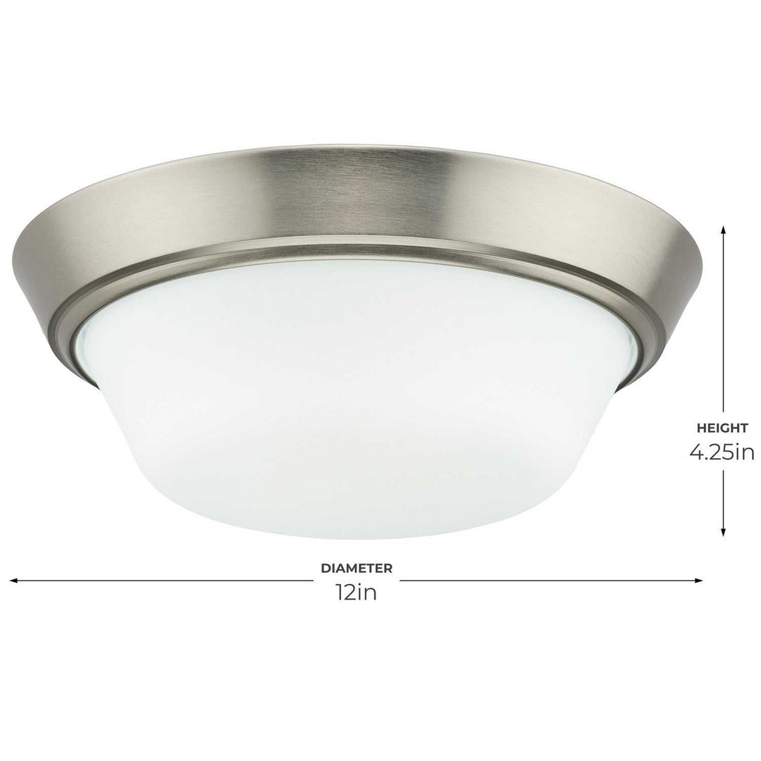 Progress Canada - P350303-009 - LED Flush Mount - Edessa - Brushed Nickel