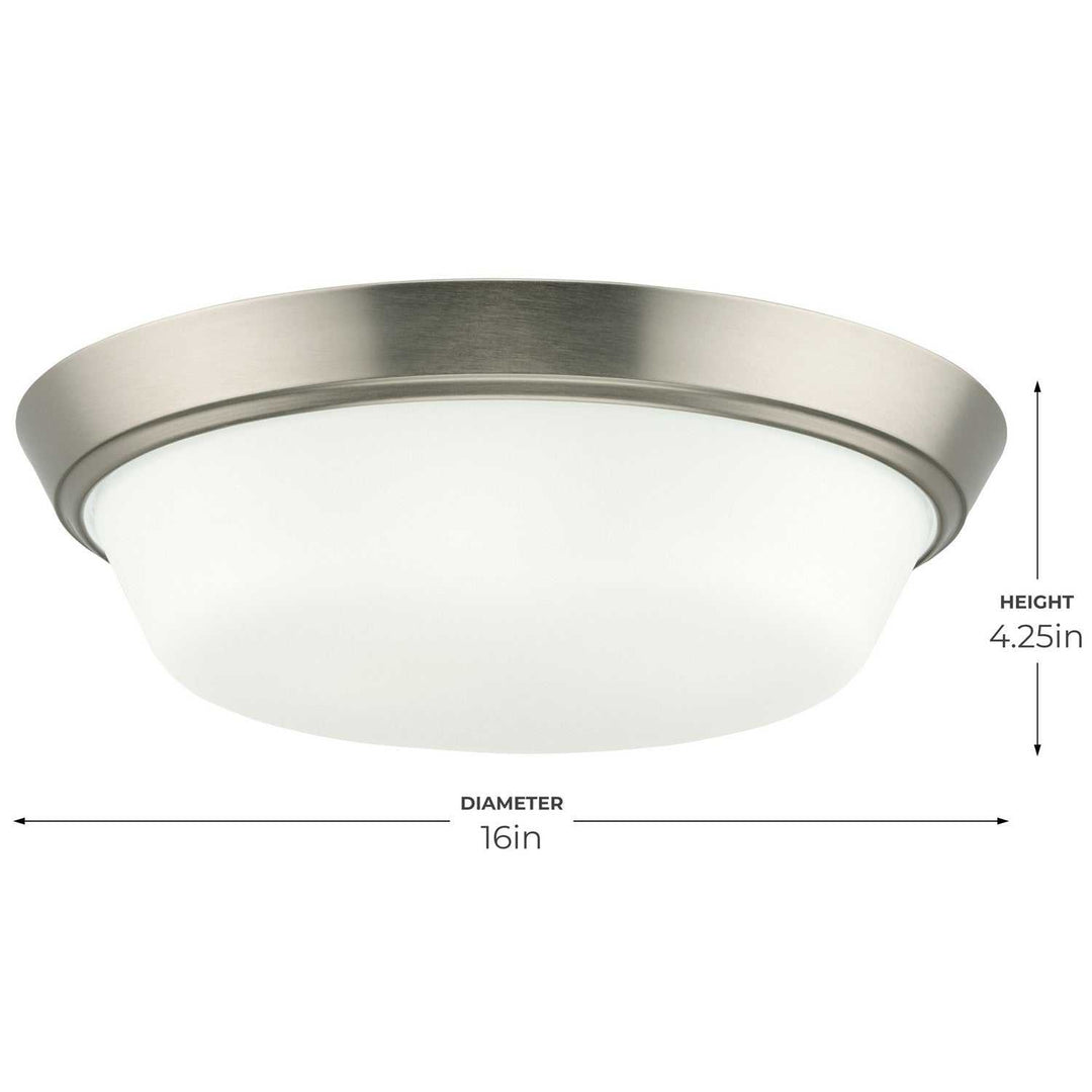 Progress Canada - P350304-009 - LED Flush Mount - Edessa - Brushed Nickel