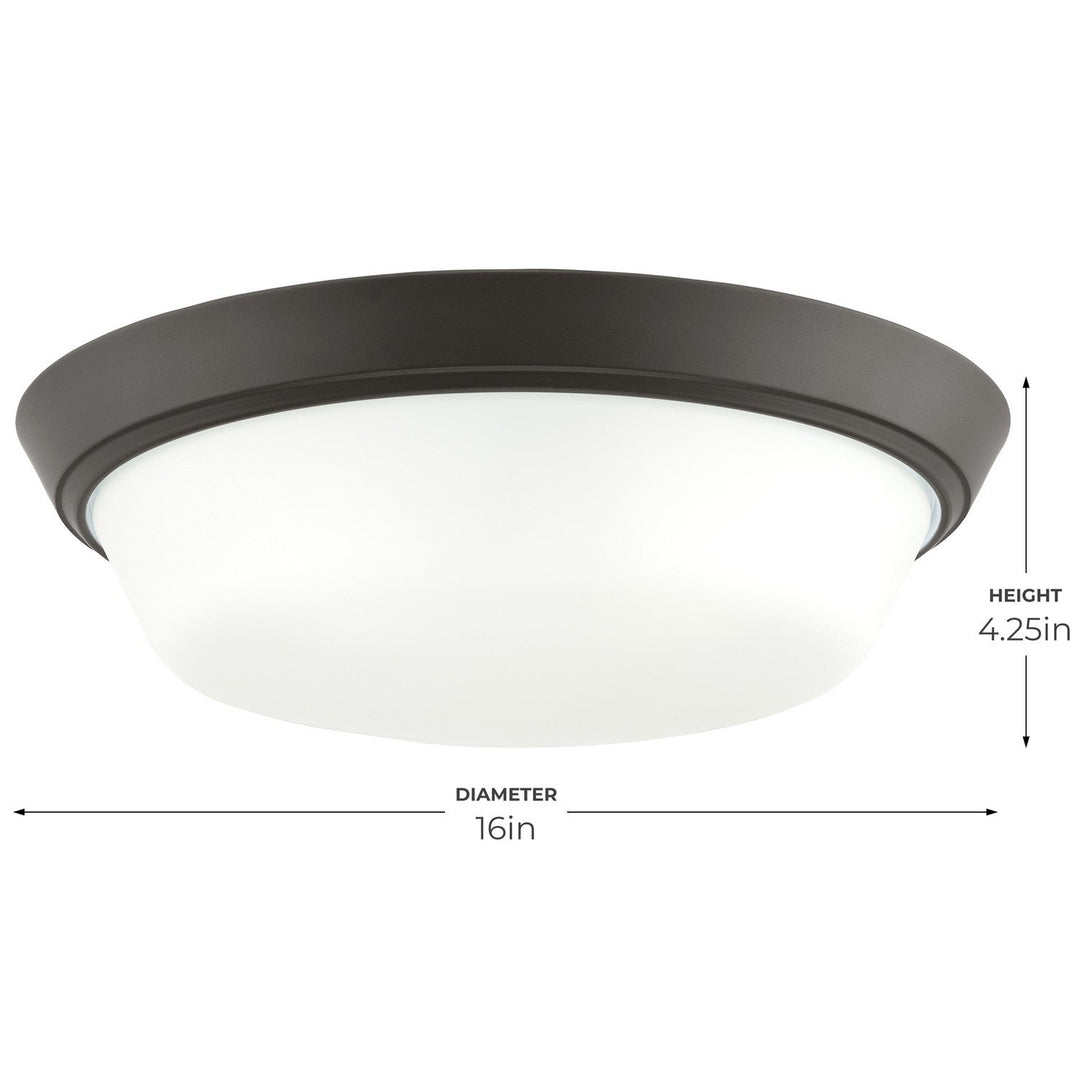 Progress Canada - P350304-020 - LED Flush Mount - Edessa - Antique Bronze