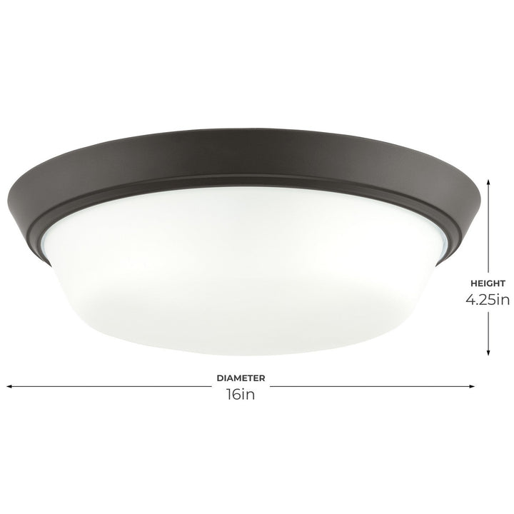 Progress Canada - P350304-020 - LED Flush Mount - Edessa - Antique Bronze