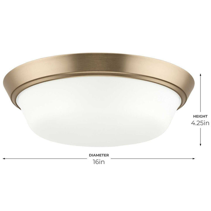 Progress Canada - P350304-177 - LED Flush Mount - Edessa - Champagne Bronze