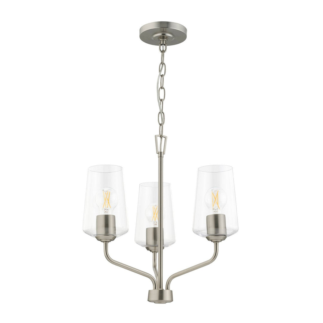 Progress Canada - P400440-009 - Three Light Chandelier - Celino - Brushed Nickel