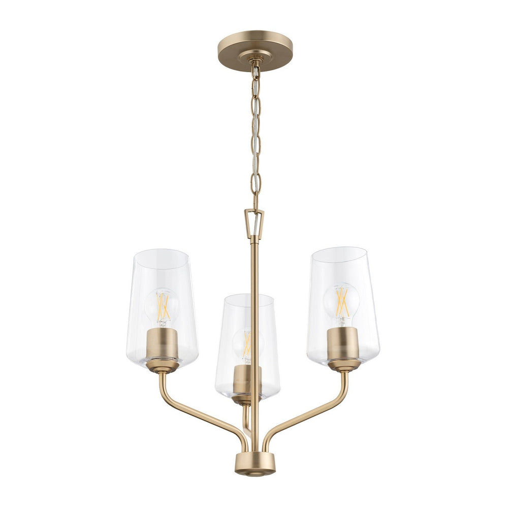 Progress Canada - P400440-177 - Three Light Chandelier - Celino - Champagne Bronze