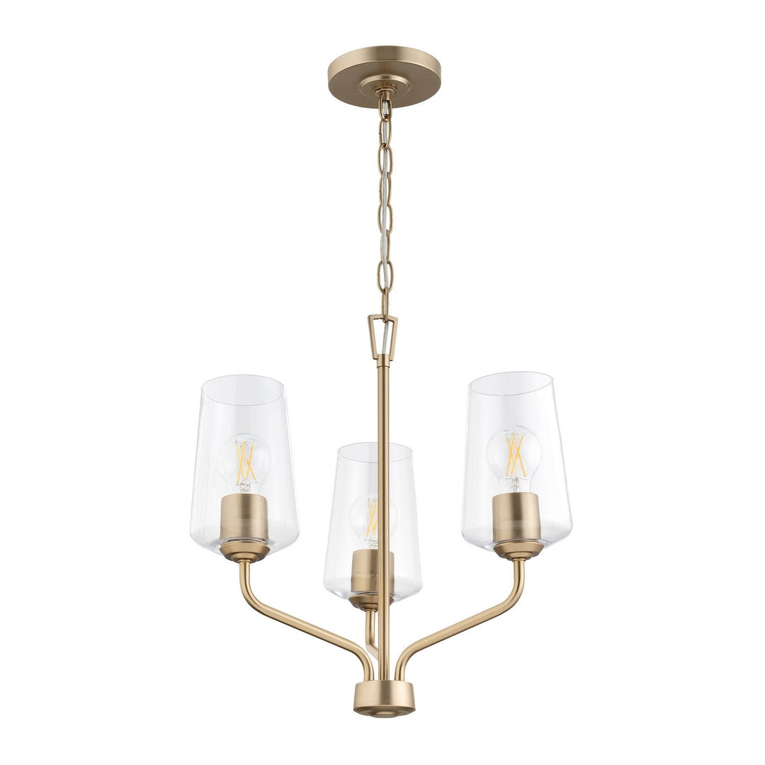 Progress Canada - P400440-177 - Three Light Chandelier - Celino - Champagne Bronze