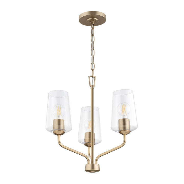 Progress Canada - P400440-177 - Three Light Chandelier - Celino - Champagne Bronze