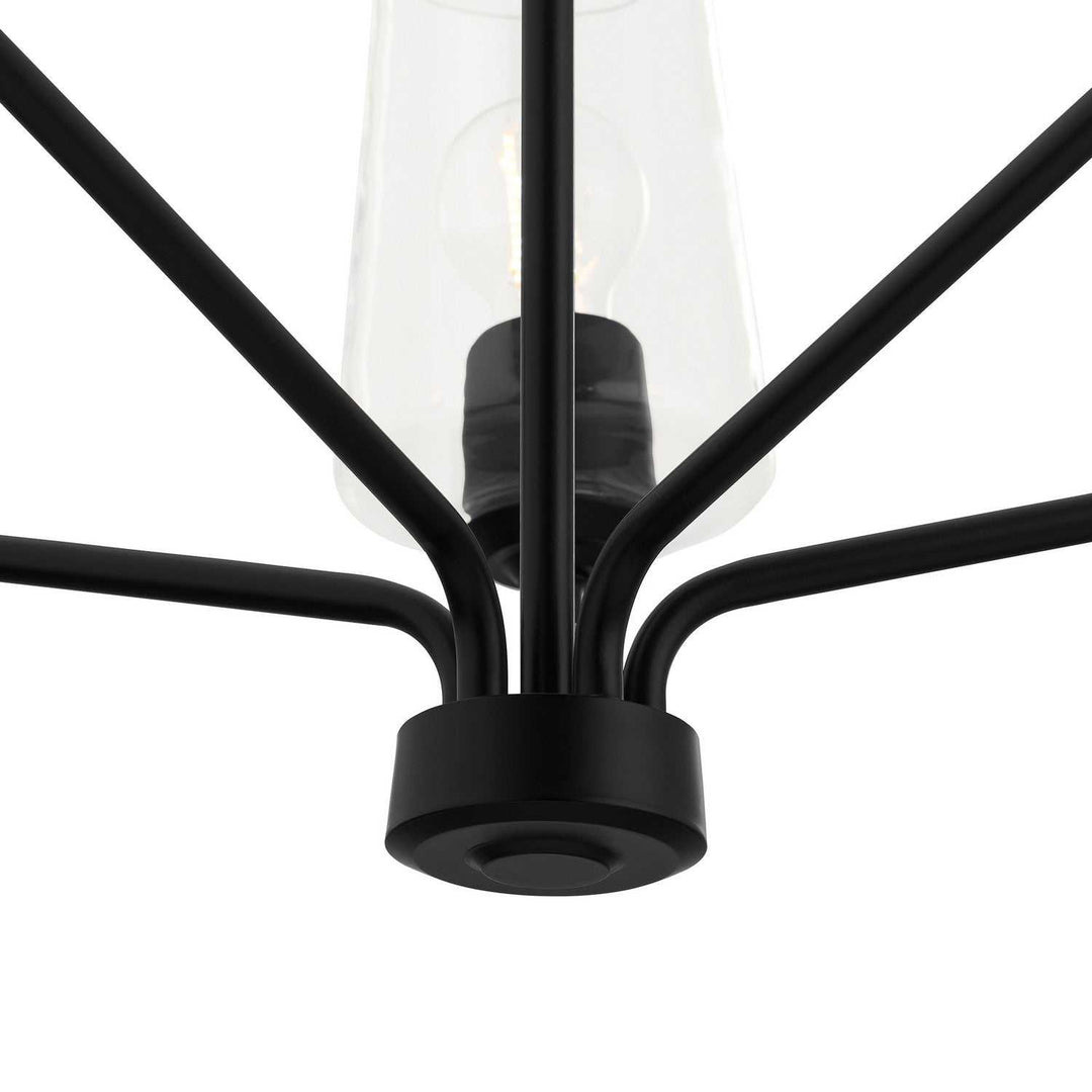 Progress Canada - P400442-031 - Five Light Chandelier - Celino - Black