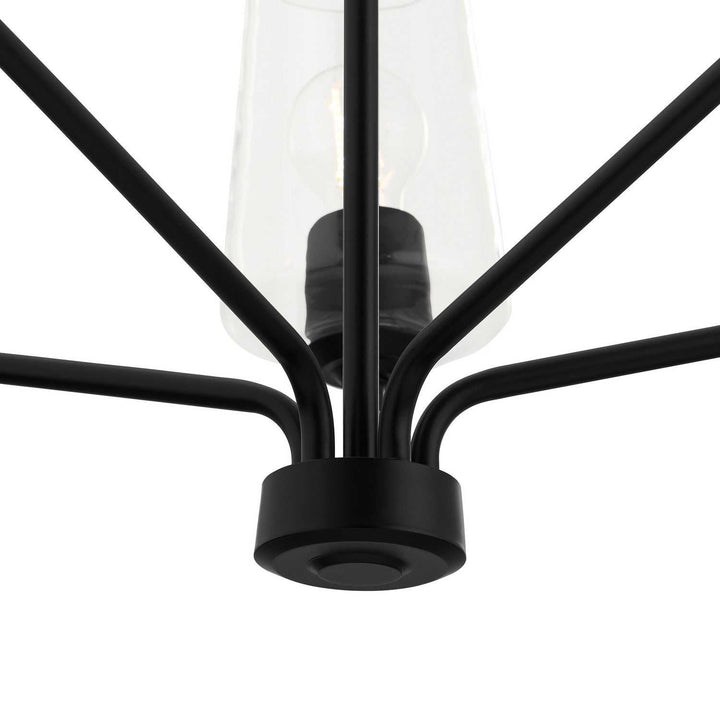Progress Canada - P400442-031 - Five Light Chandelier - Celino - Black