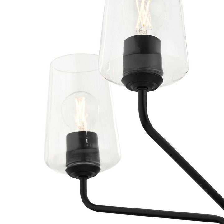 Progress Canada - P400442-031 - Five Light Chandelier - Celino - Black