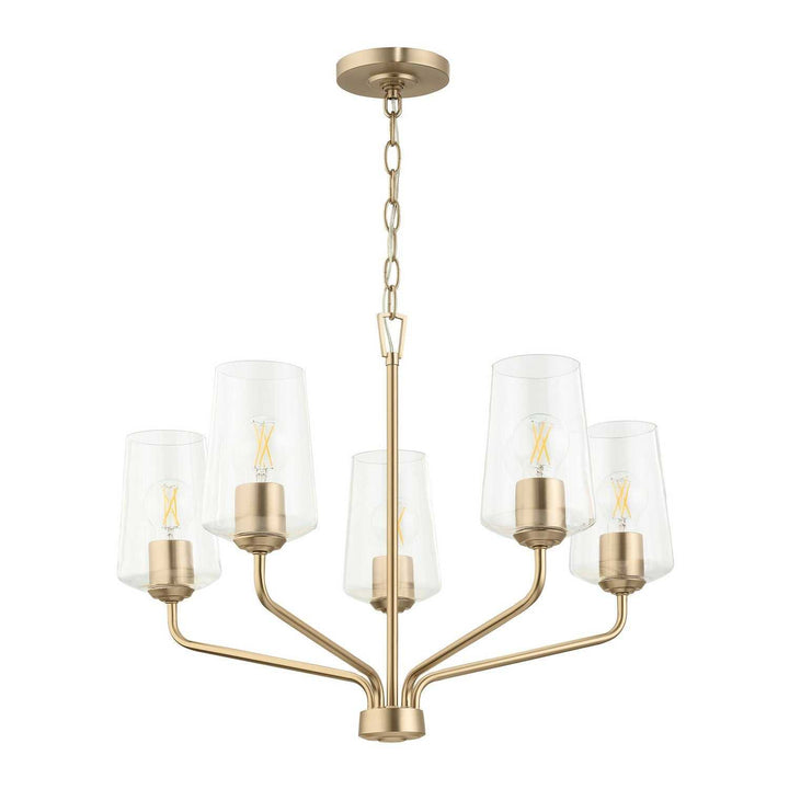 Progress Canada - P400442-177 - Five Light Chandelier - Celino - Champagne Bronze