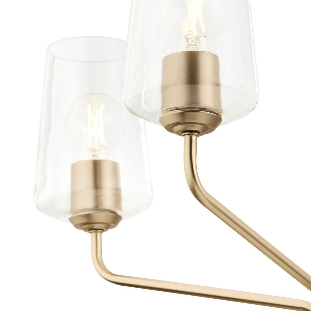 Progress Canada - P400442-177 - Five Light Chandelier - Celino - Champagne Bronze