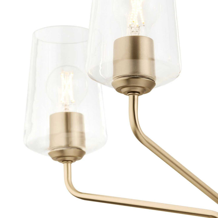 Progress Canada - P400442-177 - Five Light Chandelier - Celino - Champagne Bronze