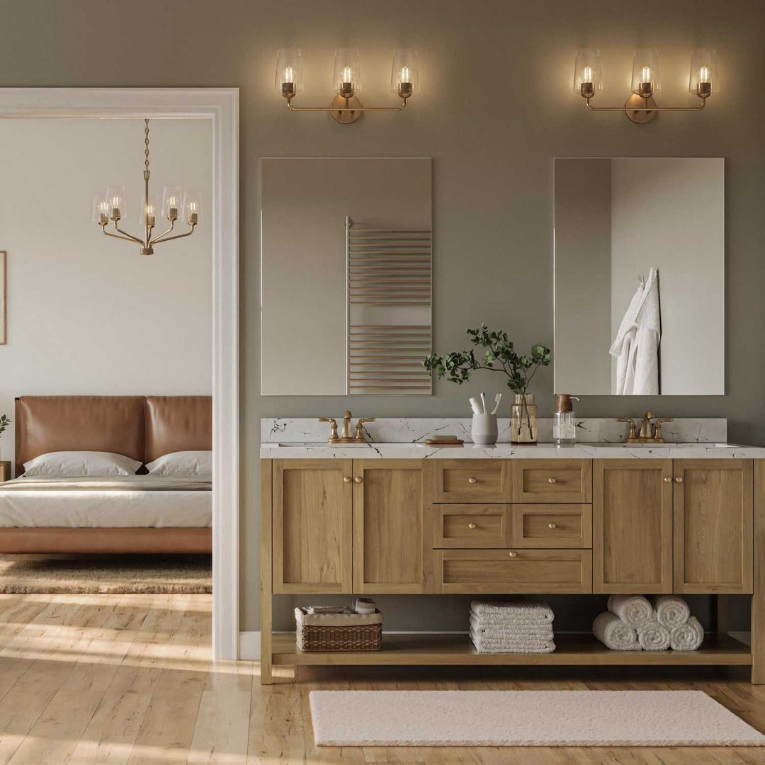 Progress Canada - P400442-177 - Five Light Chandelier - Celino - Champagne Bronze