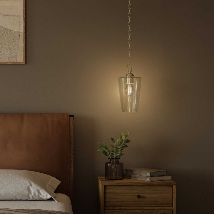 Progress Canada - P500506-009 - One Light Pendant - Celino - Brushed Nickel