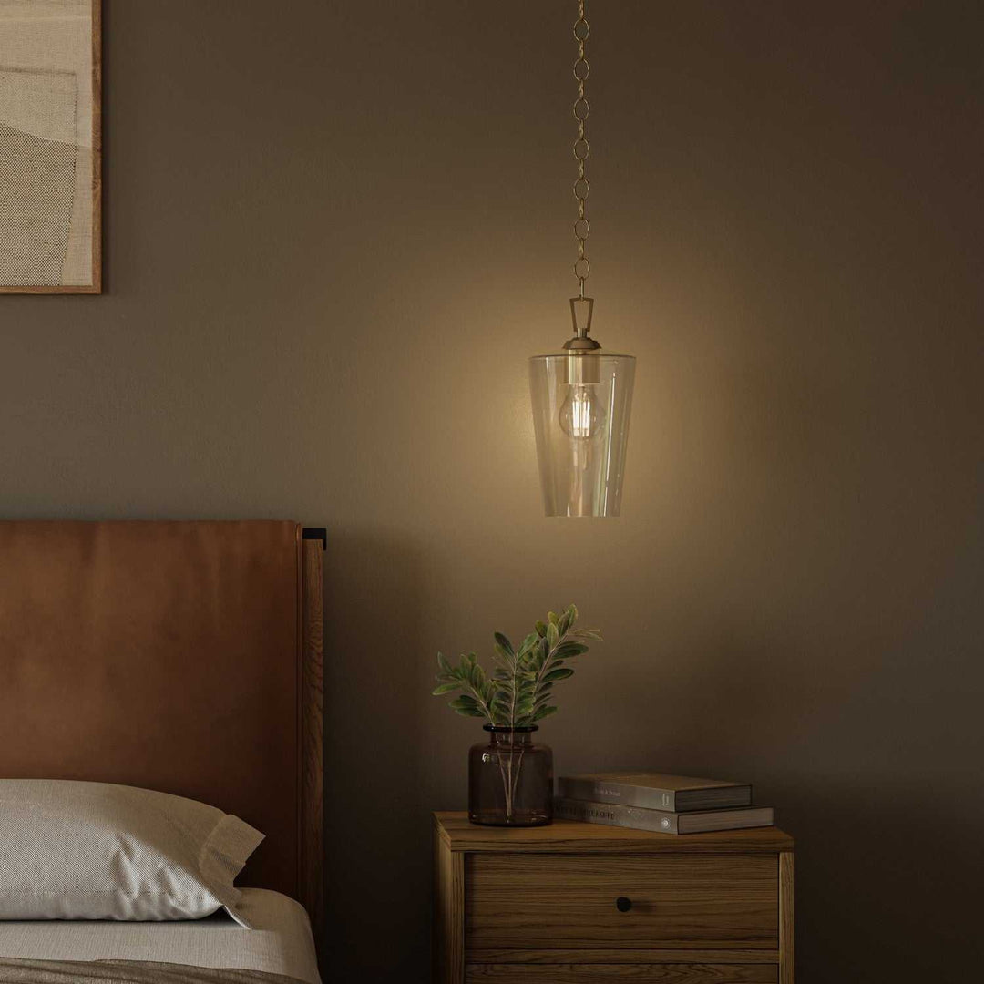 Progress Canada - P500506-177 - One Light Pendant - Celino - Champagne Bronze
