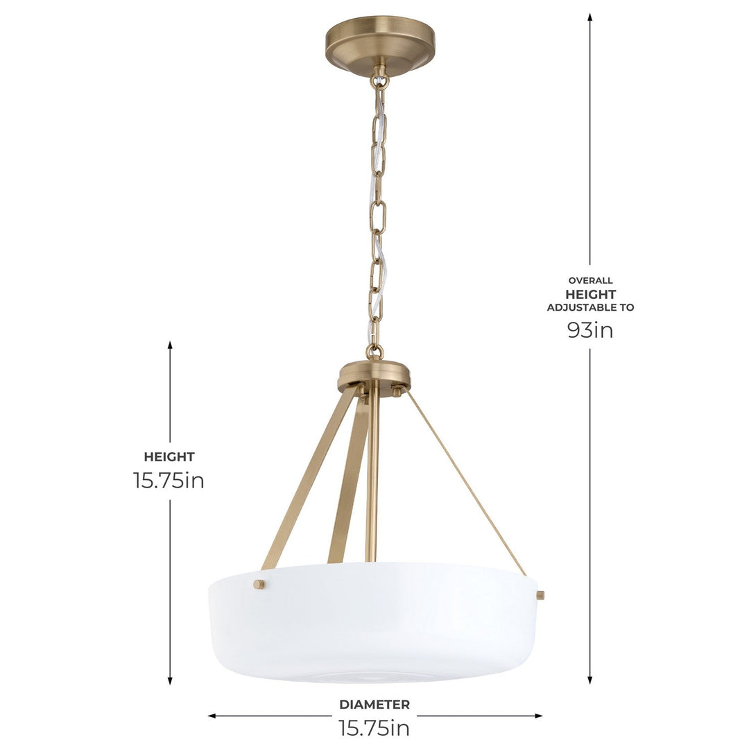Progress Canada - P500507-177 - Two Light Convertible Pendant - Lieon - Champagne Bronze