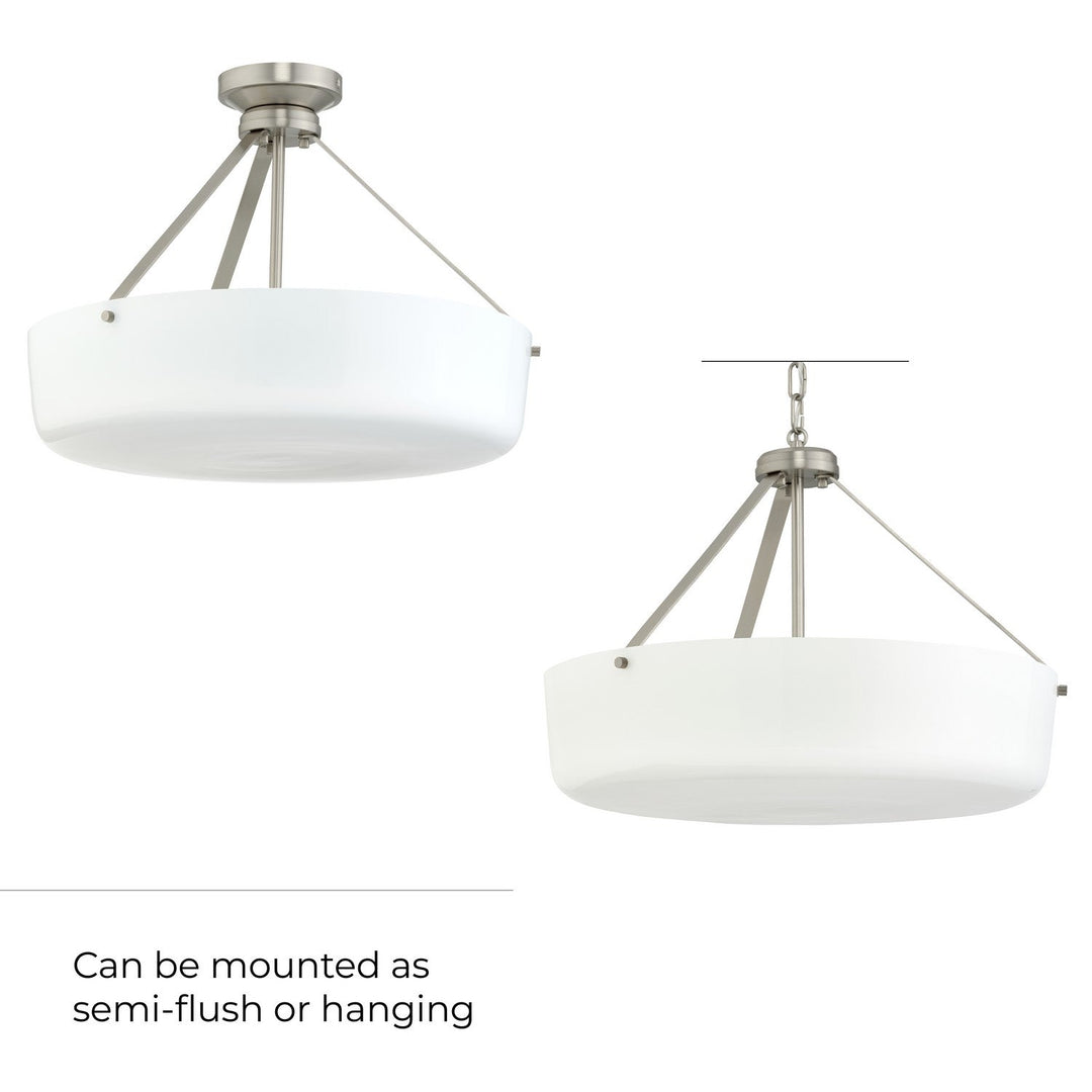 Progress Canada - P500508-009 - Three Light Convertible Pendant - Lieon - Brushed Nickel