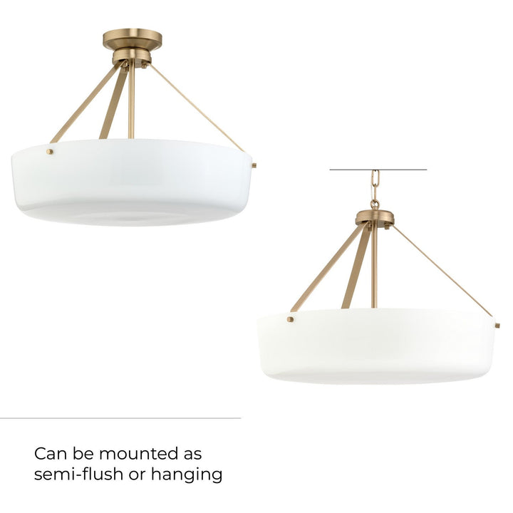 Progress Canada - P500508-177 - Three Light Convertible Pendant - Lieon - Champagne Bronze