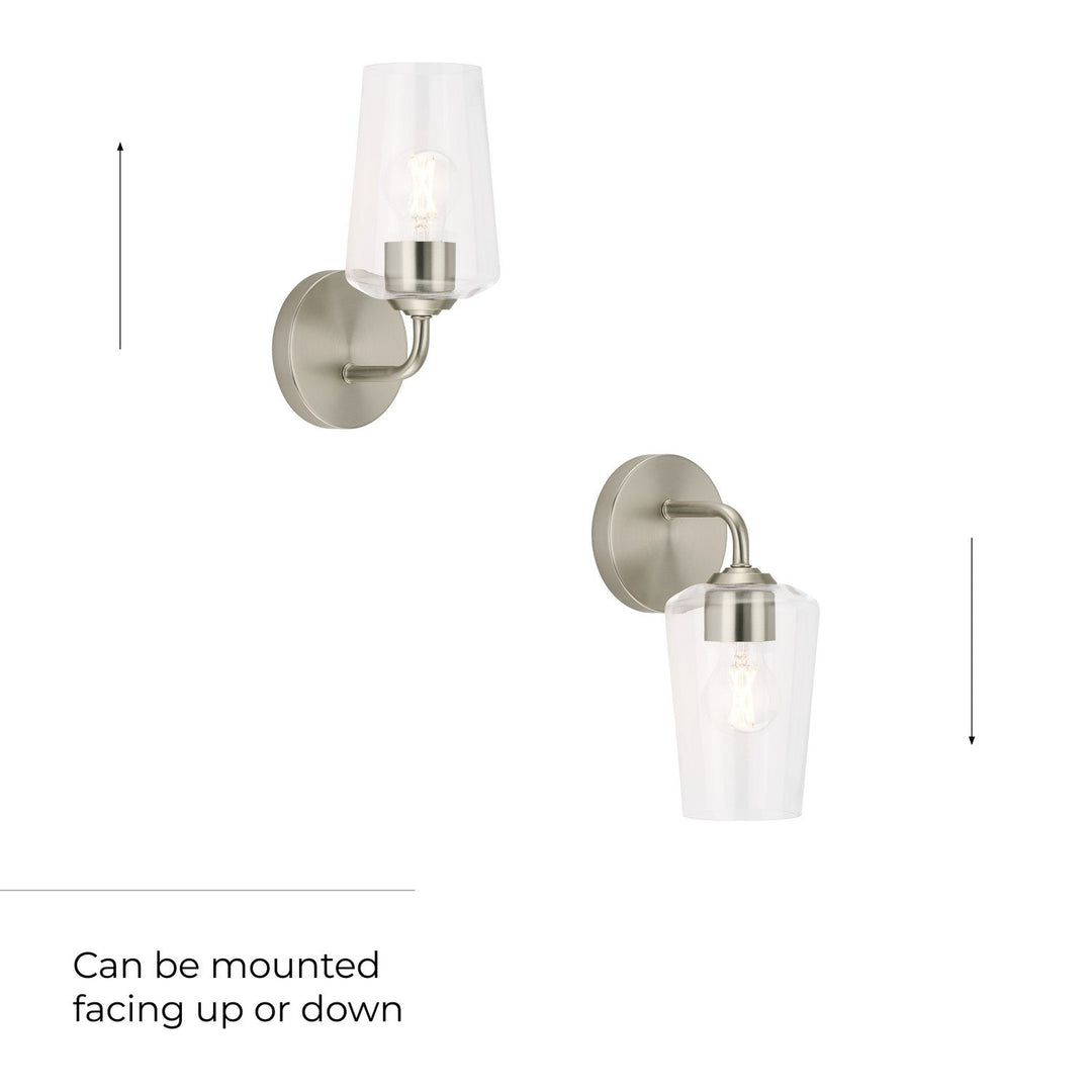 Progress Canada - P710148-009 - One Light Wall Sconce - Celino - Brushed Nickel