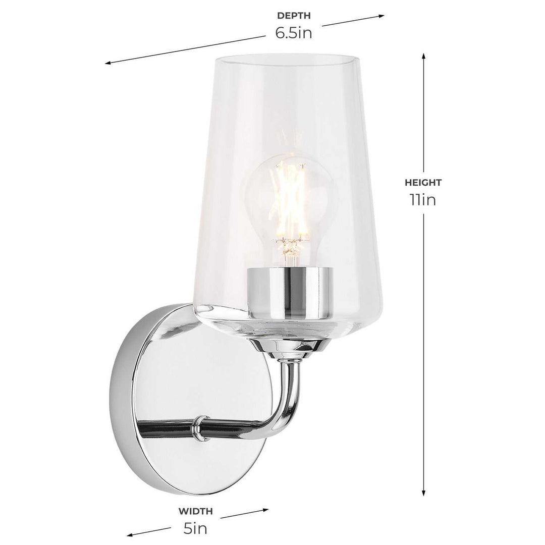 Progress Canada - P710148-015 - One Light Wall Sconce - Celino - Polished Chrome