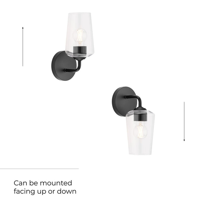 Progress Canada - P710148-031 - One Light Wall Sconce - Celino - Black
