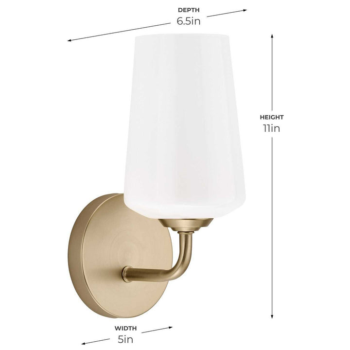 Progress Canada - P710149-177 - One Light Wall Sconce - Celino - Champagne Bronze