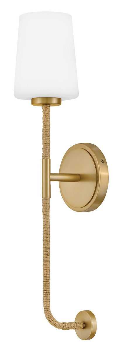 Kline LED Wall Sconce in Lacquered Brass Lark Canada