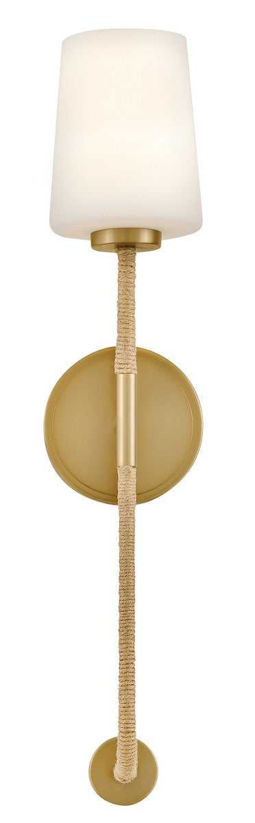 Kline LED Wall Sconce in Lacquered Brass Lark Canada