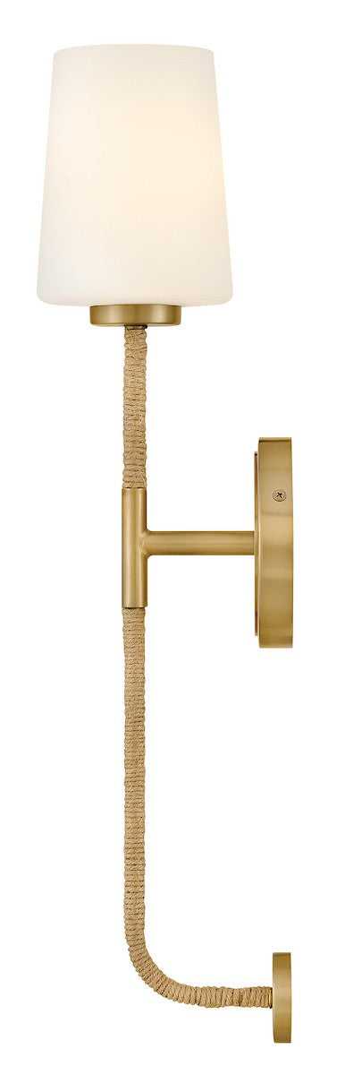 Kline LED Wall Sconce in Lacquered Brass Lark Canada