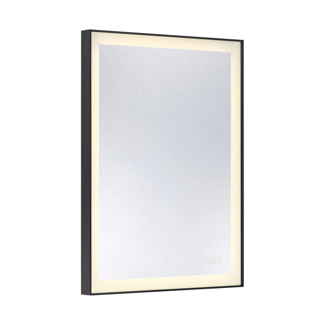 Paulding LED Mirror in Black Savoy House