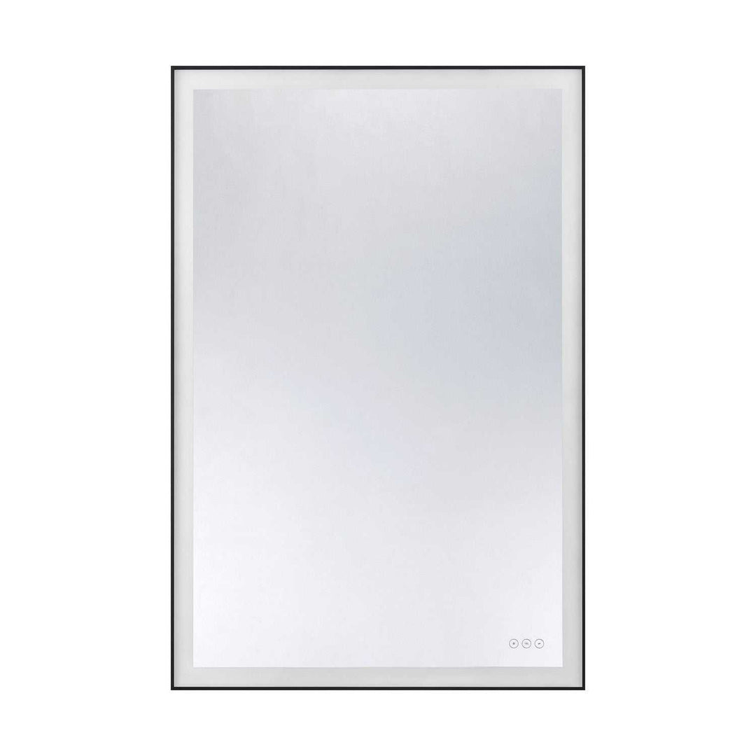 Paulding LED Mirror in Black Savoy House