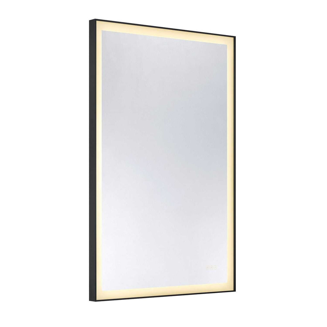 Paulding LED Mirror in Black Savoy House