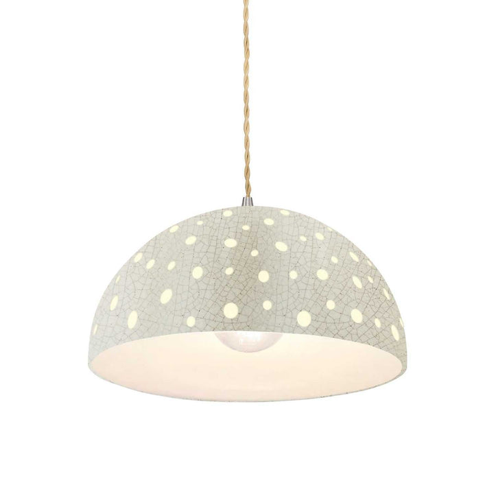 Radiance Collection One Light Pendant in Brushed Nickel Justice Designs