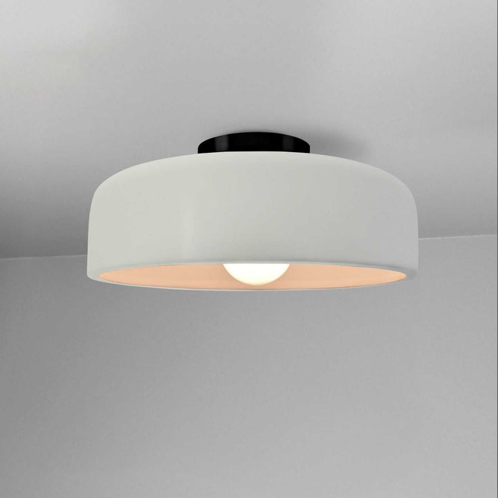 Radiance Collection One Light Semi-Flush Mount in Matte Black Justice Designs