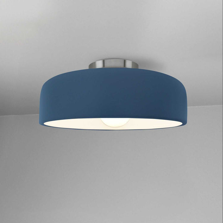 Radiance Collection One Light Semi-Flush Mount in Brushed Nickel Justice Designs
