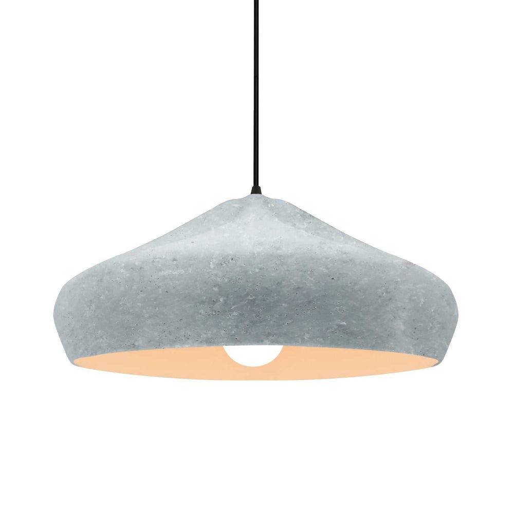 Radiance Collection One Light Pendant in Matte Black Justice Designs