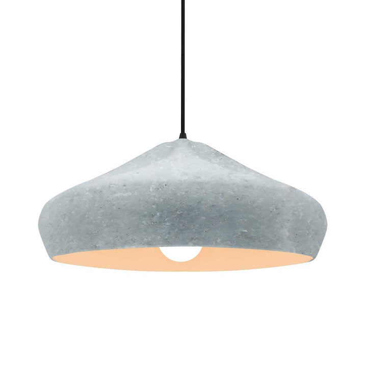 Radiance Collection One Light Pendant in Matte Black Justice Designs