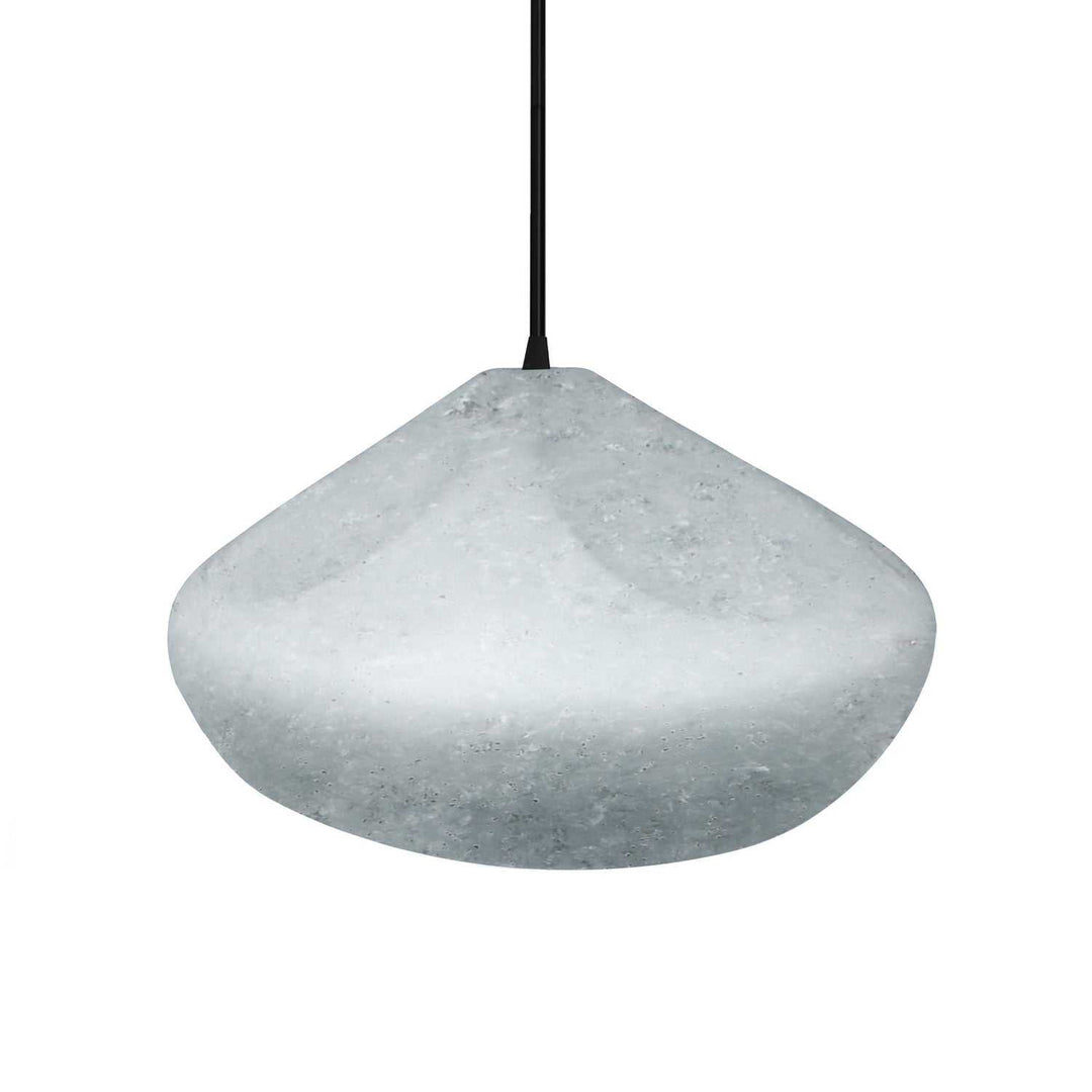 Radiance Collection One Light Pendant in Matte Black Justice Designs
