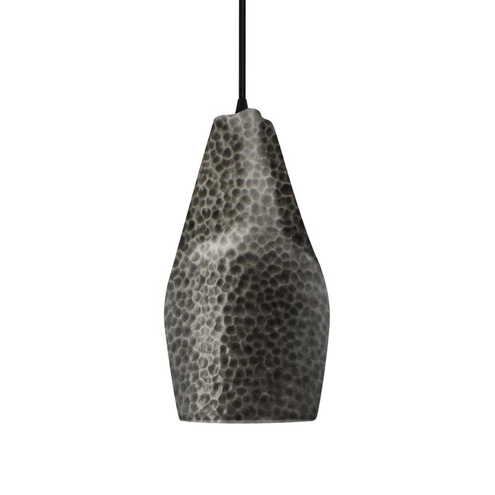 Radiance Collection One Light Pendant in Matte Black Justice Designs