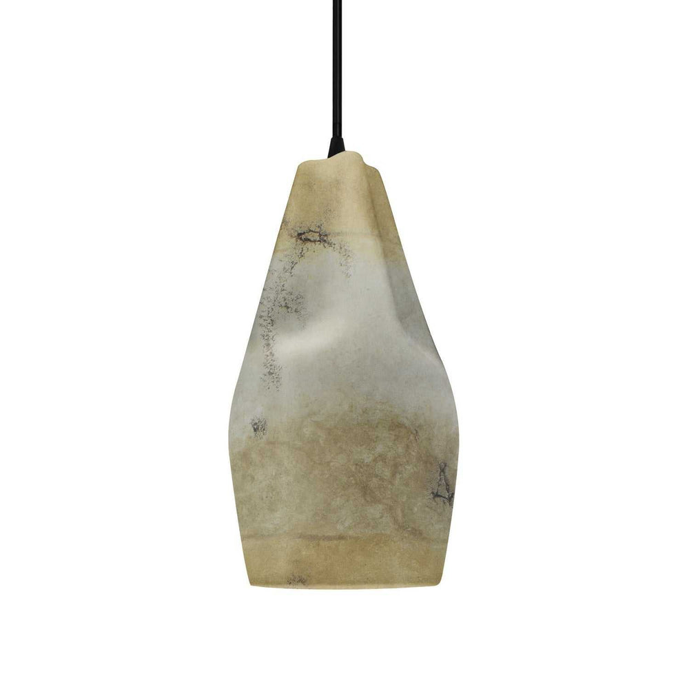Radiance Collection One Light Pendant in Matte Black Justice Designs