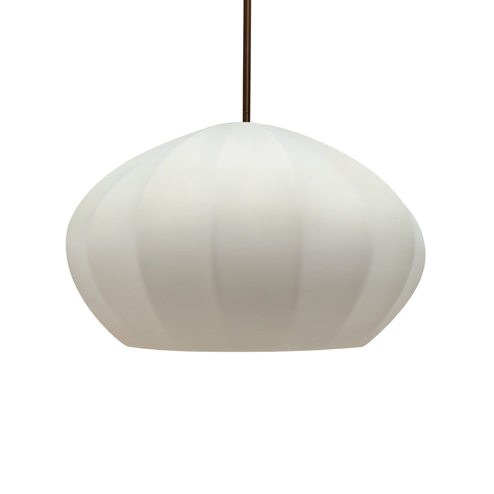Justice Designs - CER-6605-BIS-DBRZ-RIGID - One Light Pendant - Radiance Collection - Dark Bronze