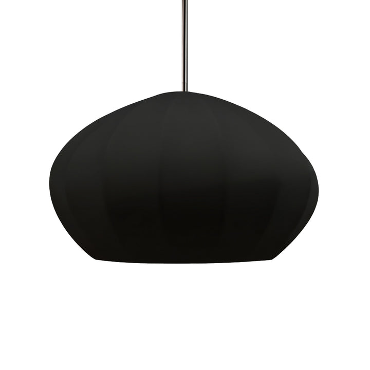 Justice Designs - CER-6605-BKMT-NCKL-RIGID - One Light Pendant - Radiance Collection - Brushed Nickel
