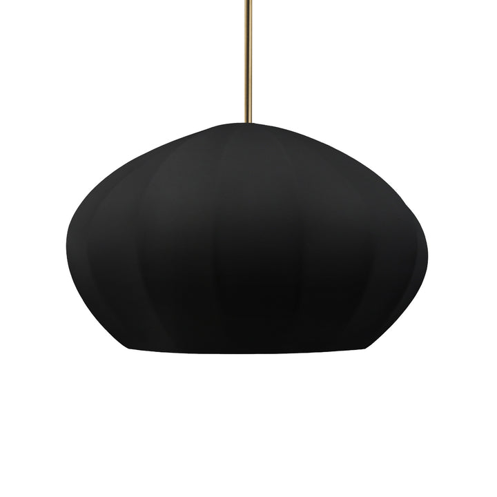 Justice Designs - CER-6605-CBGD-ABRS-RIGID - One Light Pendant - Radiance Collection - Antique Brass
