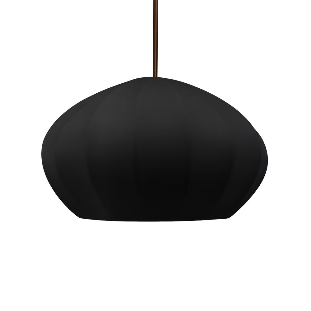 Justice Designs - CER-6605-CBGD-DBRZ-RIGID - One Light Pendant - Radiance Collection - Dark Bronze