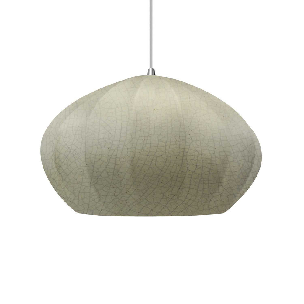 Radiance Collection One Light Pendant in Polished Chrome Justice Designs