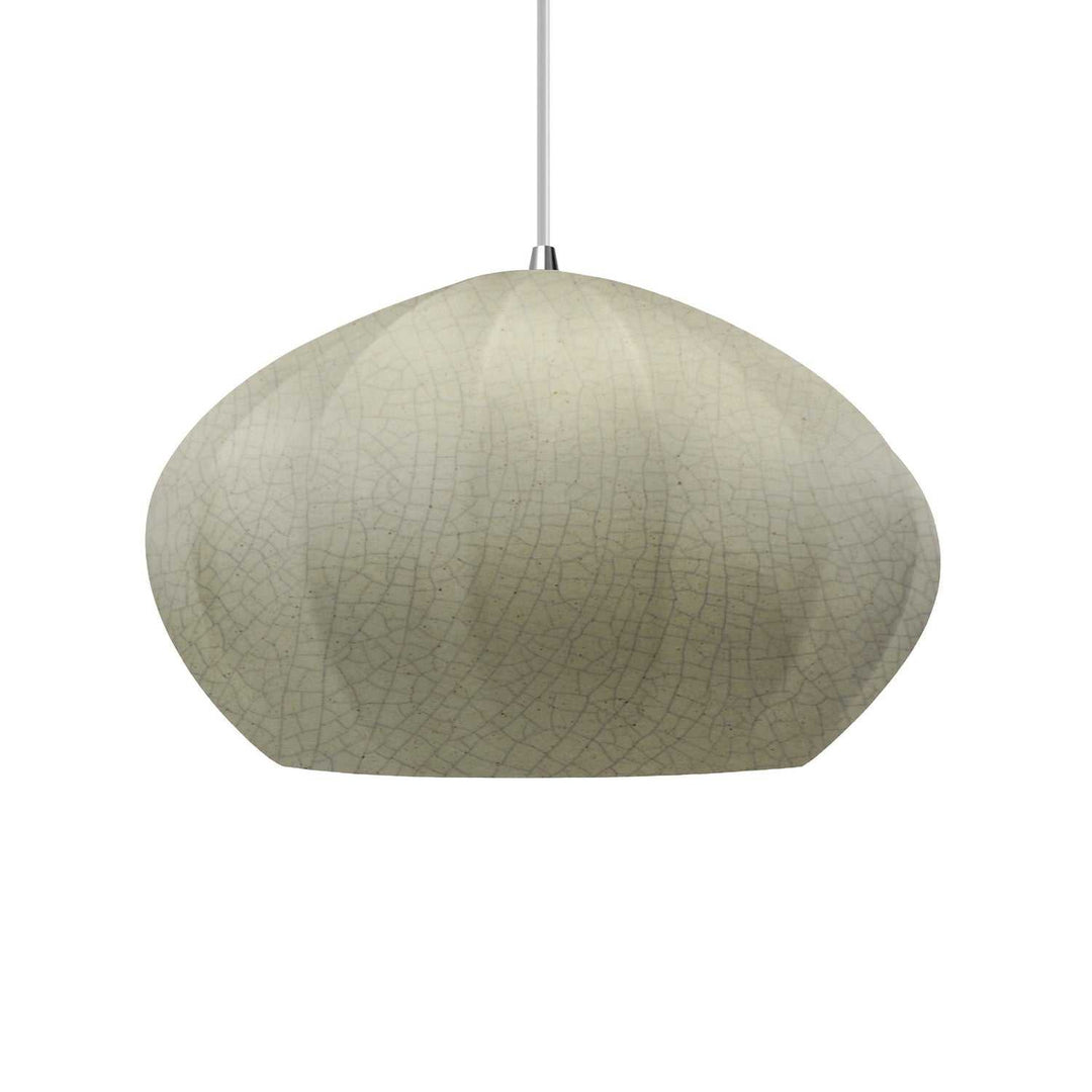 Radiance Collection One Light Pendant in Polished Chrome Justice Designs